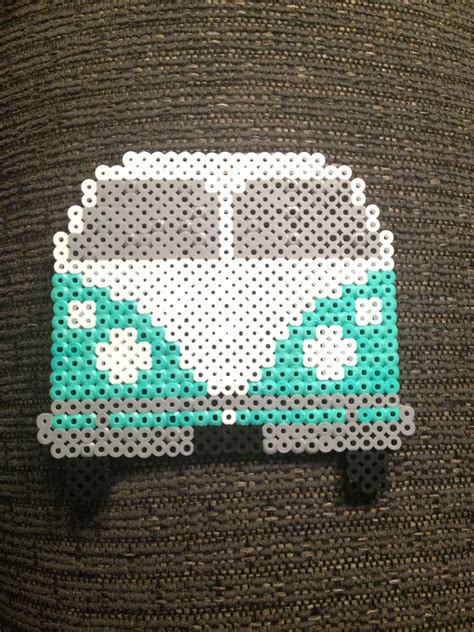 Old Volkswagen Van 🚘 Bead Art Perler Creations Crafts