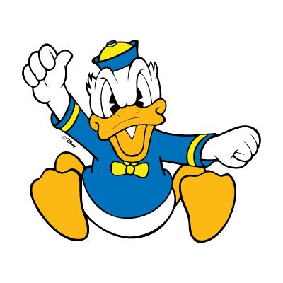 Donald Duck logo vector in (.EPS, .AI, .CDR) free download