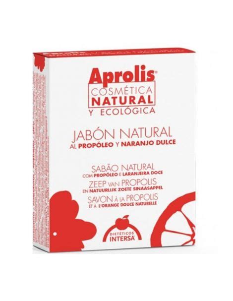 Aprolis Jabón Natural al Propóleo y Naranjo Dulce Intersa 10 gramos