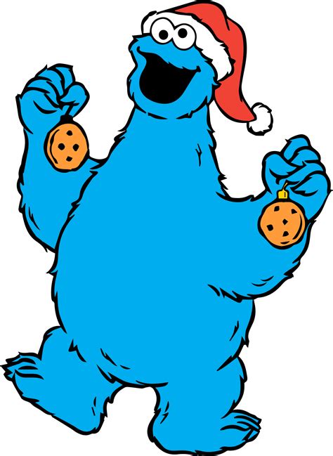 Chrismast Svg Elmo Svg Sesame Street Cookie Monster Svg Inspire Uplift