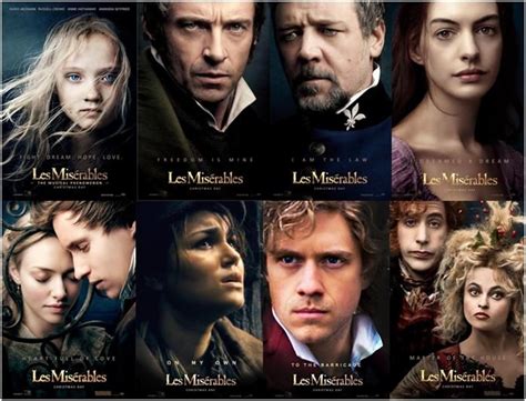 Les Miserables Character Posters | Les misérables, Les miserables, Les ...