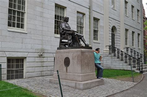 Statue of John Harvard - Cambridge, Massachusetts