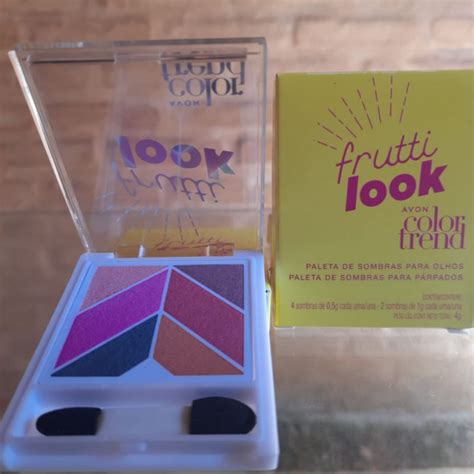 Paleta De Sombras Para Olhos Color Trend Avon Frutti Look 4g Shopee