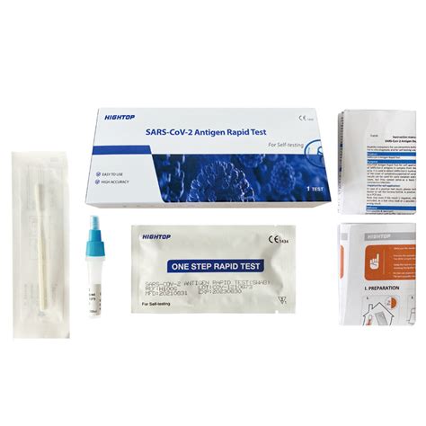 CE FDA Approved Antigen Rapid Diagnostic Test Kit With Nasal Swab For