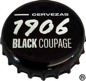 Tapa De Botella Estrella Galicia 1906 Black Coupage Hijos De Rivera