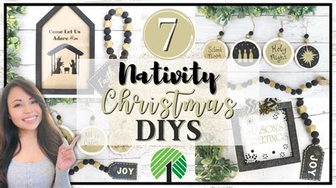 Quick Easy Dollar Store Faith Inspired Christmas Diy S Nativity