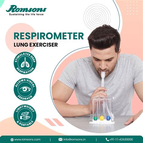 Romsons Respirometer Respiratory Exerciser Type Three Ball At Rs