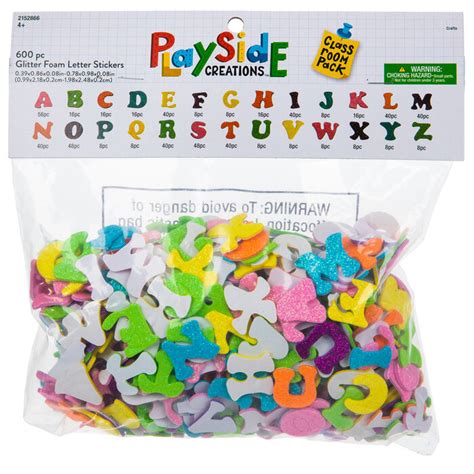 Multi Color Glitter Letter Stickers Hobby Lobby