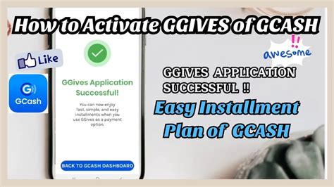 How To Activate Ggives Of Gcash Easy Installment Shop Now Pay Later