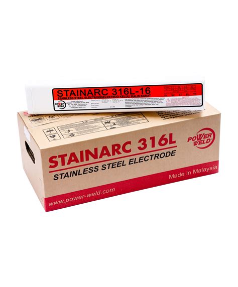 Stainarc E316l Ss Mma Welding Rods 32mm 25kg Welding Plus