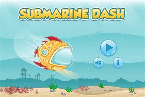 🕹️ Play Submarine Dash Game Free Online Submarine Diving Video Game