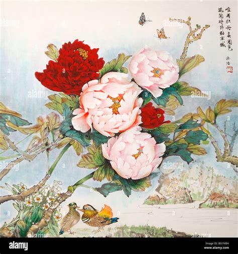 Chinese Traditional Painting Stock Photo Alamy