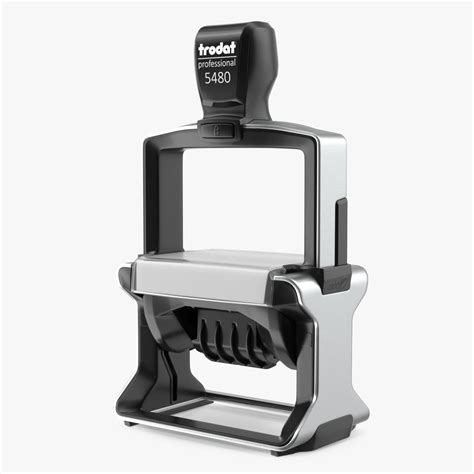 Trodat Professional 5480 Self Inking Date Stamp 3D Model 24 3ds