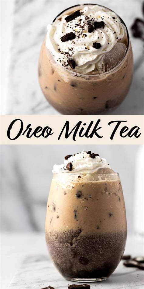 Oreo Milk Tea Recipe Creamy Bubble Tea Drink