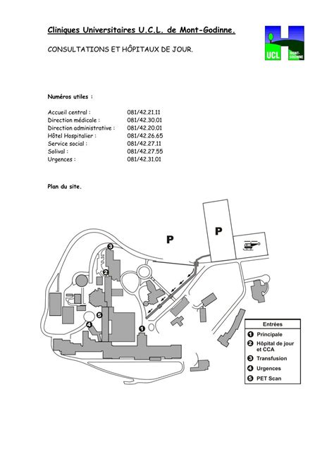 Cliniques Universitaires U C L De Mont Godinne Cercles Be