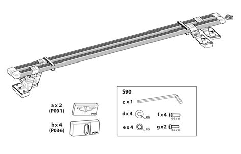 Bare Portbagaj Autoutilitare Pro Rack 211 Mont Blanc Pentru Fiat