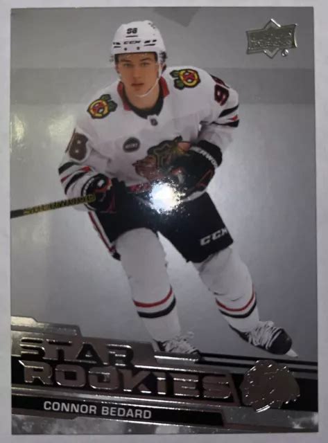 Upper Deck Star Rookies Connor Bedard Blackhawks Eur