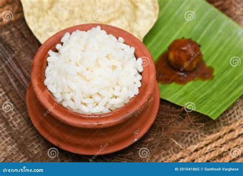 Rice Porridge Kanji Kerala South Indian Food Stock Image Image Of