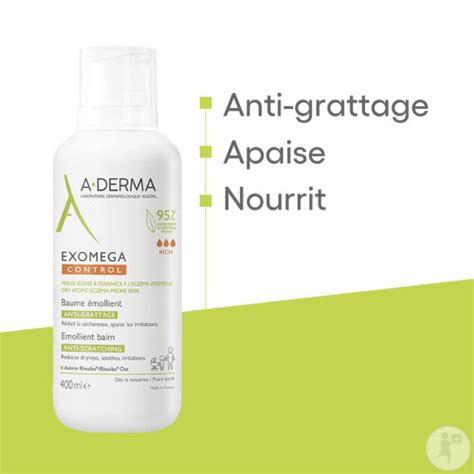 A Derma Exomega Control Baume Mollient Anti Grattage Ml Newpharma