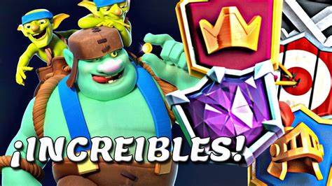 MEJORES MAZOS CON DUENDE GIGANTE PARA SUBIR COPAS CLASH ROYALE