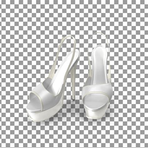 Premium PSD Psd 3d Heels On Isolated And Transparent Background