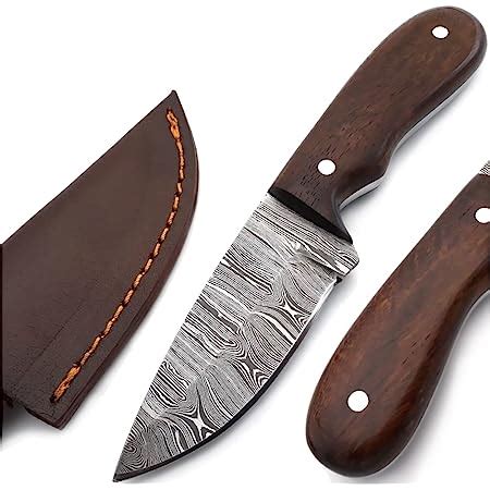 Amazon Warivo Knife Damascus Skinner Knife Handmade Fixed