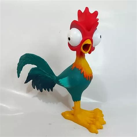 Figura Disney Moana Gallo Hei Hei Squeeze And Scream 32cm Ja