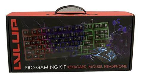 Lvlup Pro Gaming Kit Includes Keyboard Mouse Earbuds Walmart