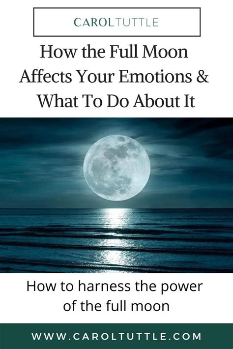 How The Full Moon Affects Your Emotions And What To Do About It Full Moon Meaning Full Moon