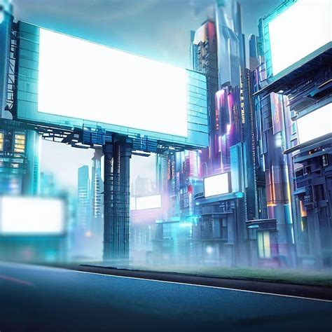 Premium AI Image | futuristic city building art digital illustration ...