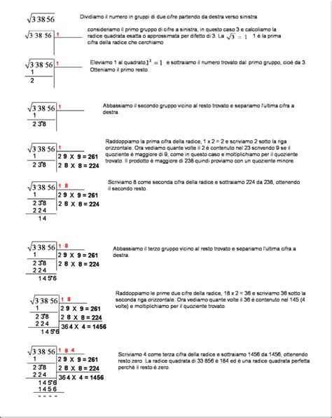 Matematica Scuola Secondaria Grado Sintesi Di Concetti Matematici