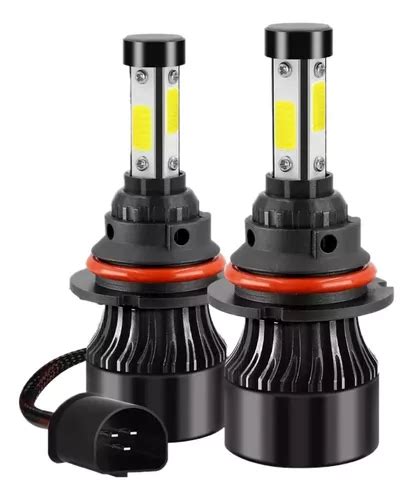 Kit De Focos Led De 4 Lados H4 H13 9007 Para Luz Alta Y Baja Meses