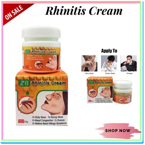 Very Effective RHINITIS CREAM ZB Propolis Nasal Cream Natural Herb