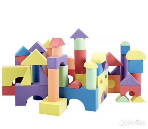 Кубики конструктор из пенопласта ева купить в Санкт-Петербурге | Личные ...