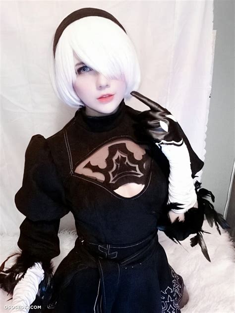 Meggii Cosplay 2B Nier Automata Patreon Erotic Cosplay Set Nude