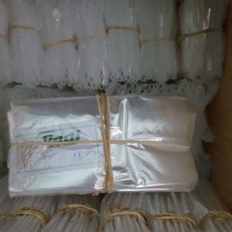 Jual Plastik Sayur Bening Tipis Aa Cap Padi Ukuran Kecil Per Ikat Lebih