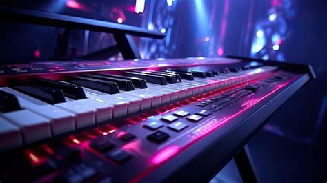 Premium AI Image | photo of musical keyboard highly detailed