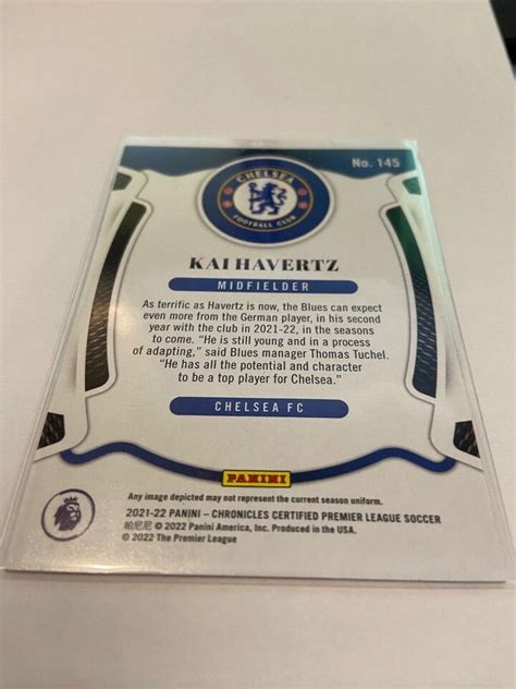 2021 22 Panini Chronicles Certified KAI HAVERTZ Blue Chelsea Germany 32