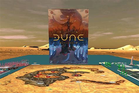 I made a map of the known Dune universe, including a few planet renders ...