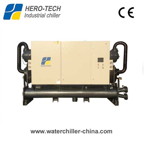 Hp Water Cooled Screw Chiller High Efficiency Refrigeration Water