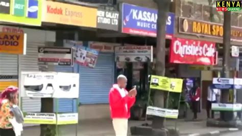 Situation In Nairobi Cbd Ahead Of Raila Azimio Maandamano Today Youtube