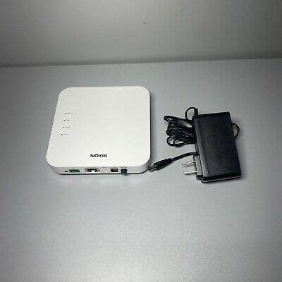 Nokia Xs X Q Optical Network Terminal Ont Ethernet Wan Power Plug Ebay