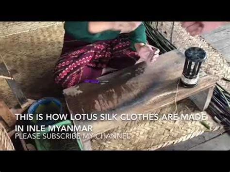 lotus silk clothes    inle myanmar