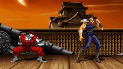 Ryu Machine Vs Kenshiro The Most Epic Fight Youtube