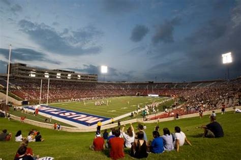 SMU - Southern Methodist University Mustangs. Ford Stadium during a ...