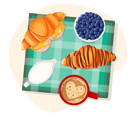 Delicious Continental Breakfast Cliparts Start Your Day With