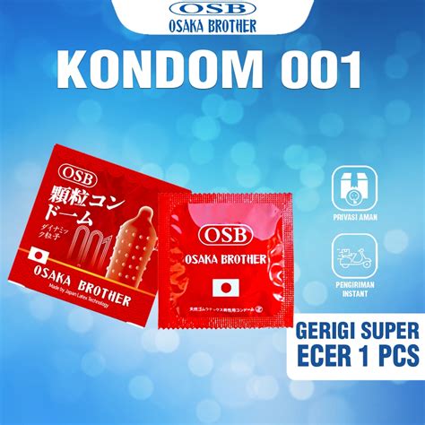 jual osb osaka brother  kondom gerigi super  pcs shopee indonesia