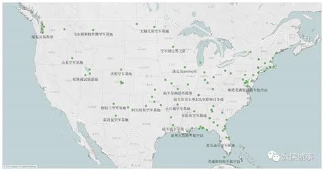美国全球军事基地的分布控制