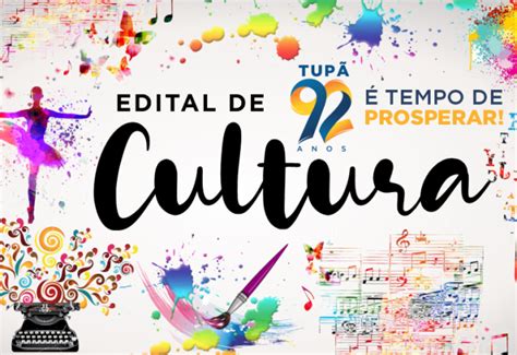 Inscrições Para O Edital De Incentivo à Cultura Se Encerram Nesta