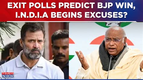 I N D I A Rejects Exit Poll Makes Excuses And Demands As Exit Poll